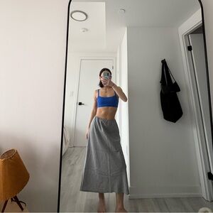 Vintage Manties Gingham Maxi Skirt